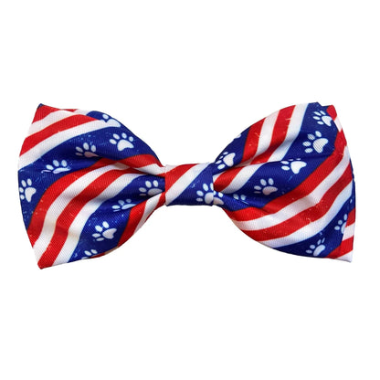 Paws & Stripes Bow Tie