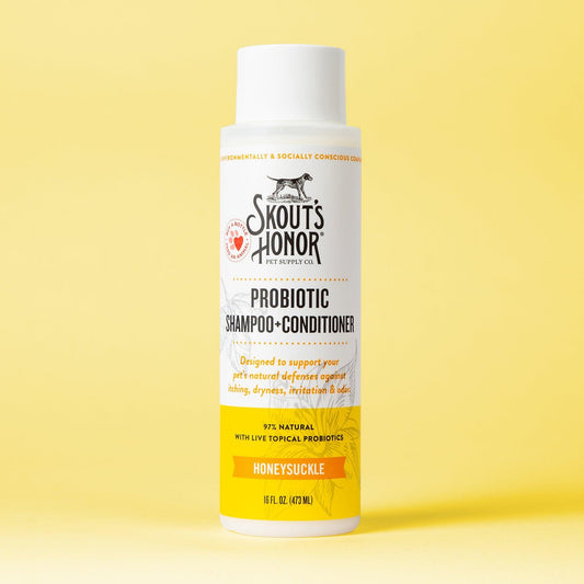 Skout's Honor Probiotic Shampoo+Conditioner Honeysuckle (16oz)