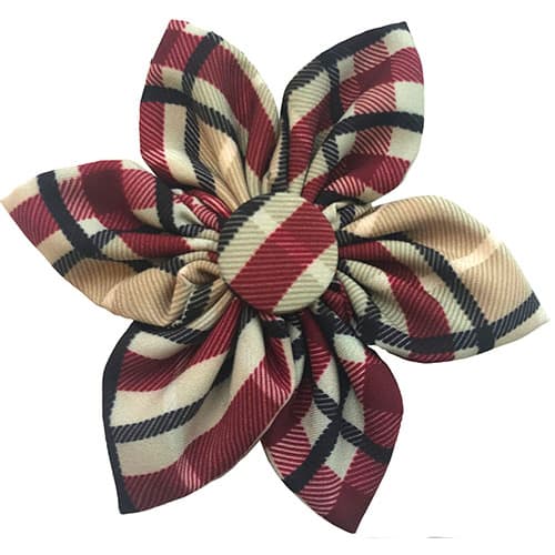 Tan Plaid Pinwheel