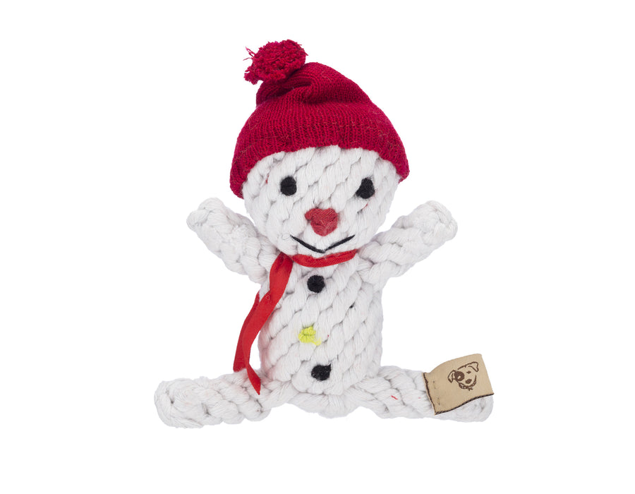 Scott The Snowman Rope Dog Toy