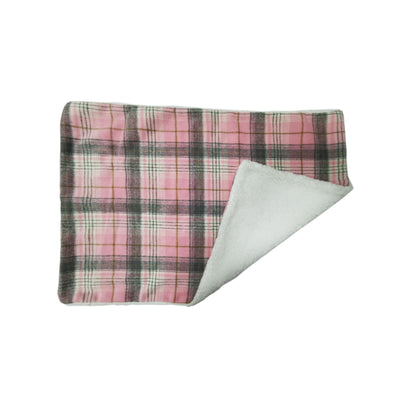 Sherpa-Lined Dog Blanket, Pink