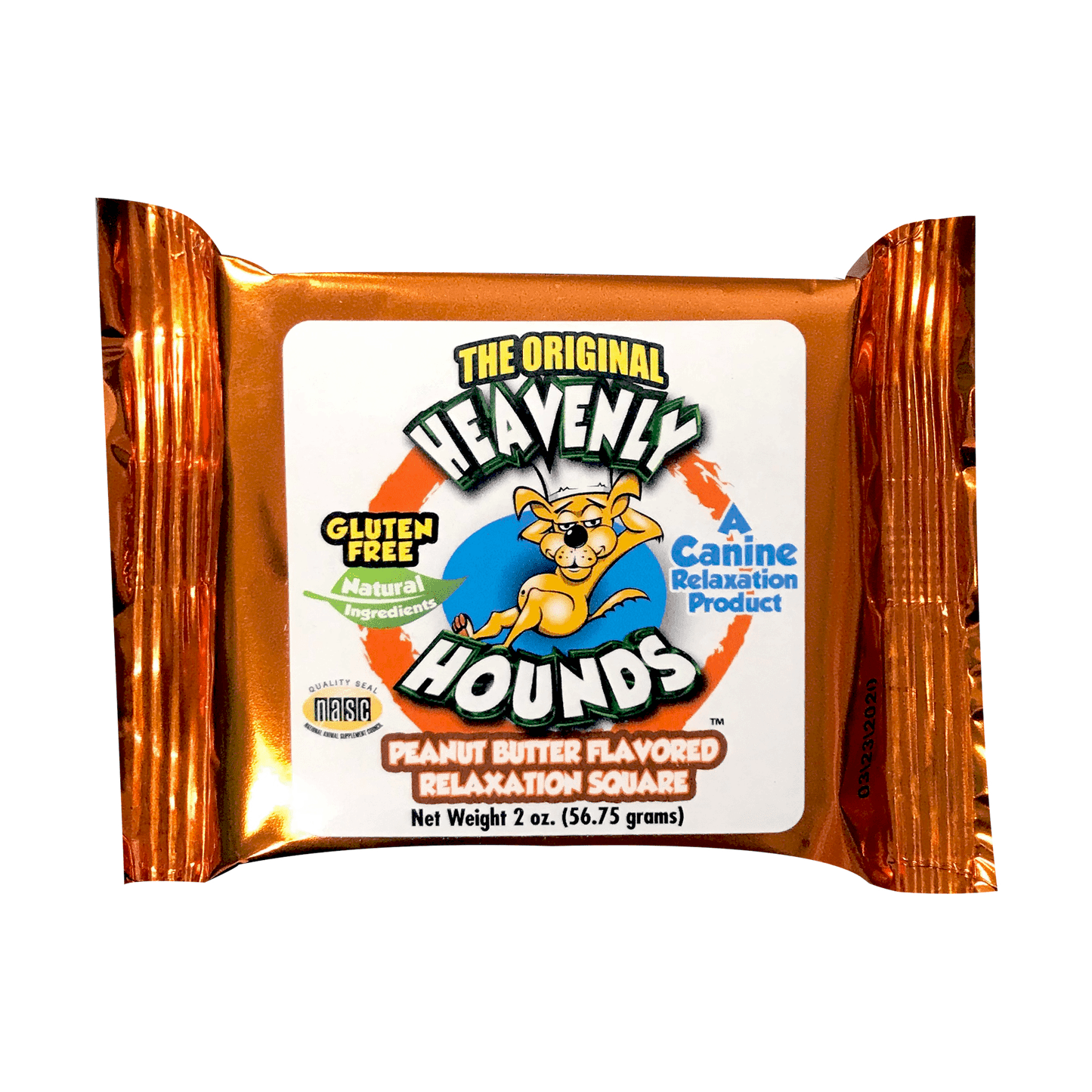 Heavenly Hounds Peanut Butter Flavored Relaxation Square