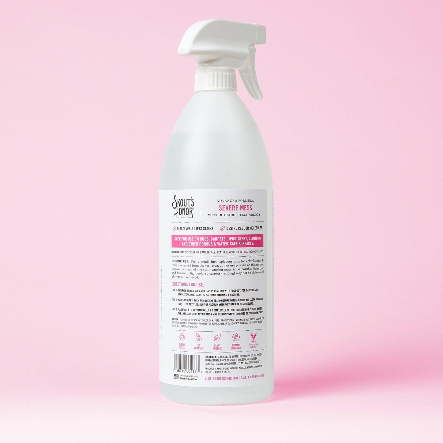 Skout Honor Cat Stain & Odor Severe Mess Advance Formula