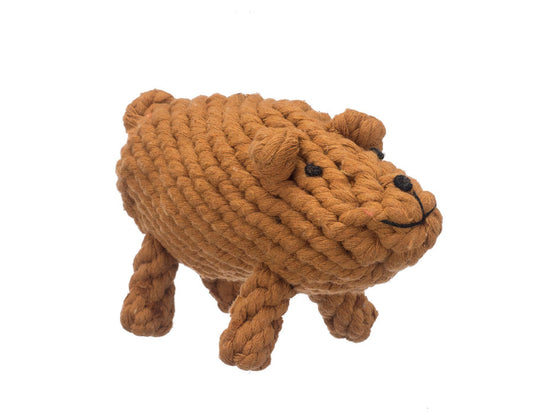 BROOKS THE BOAR 8" ROPE DOG TOY
