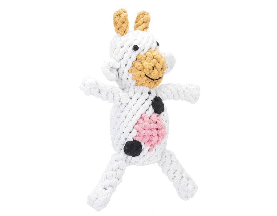 Claire The Cow Rope Dog Toy