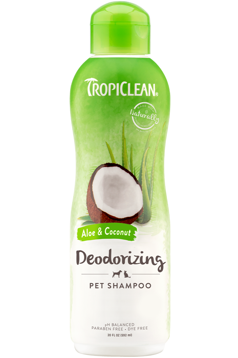 TropiClean Aloe & Coconut Pet Shampoo (Deodorizing)