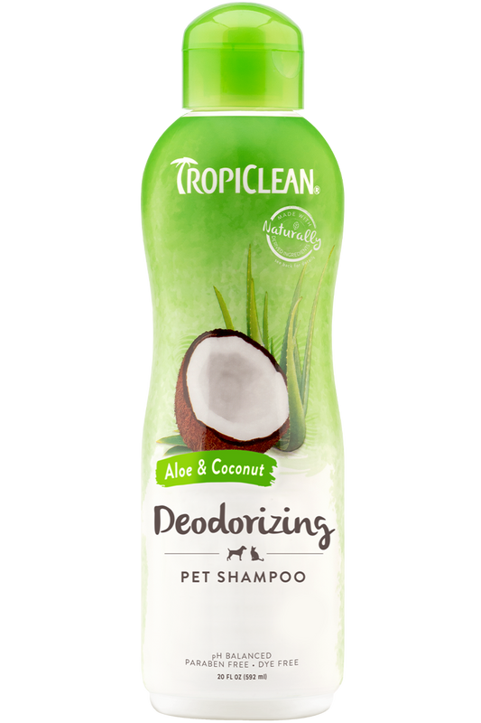 TropiClean Aloe & Coconut Pet Shampoo (Deodorizing)