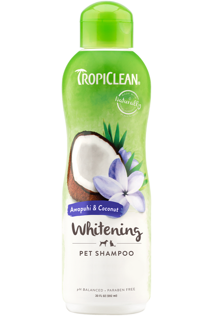 TropiClean Awapuhi & Coconut Pet Shampoo (Whitening)