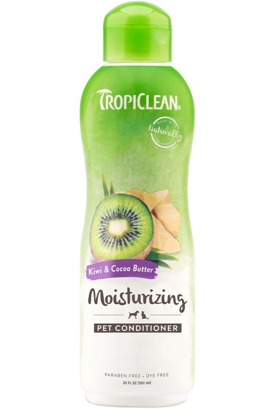 TropiClean Kiwi & Cocoa Butter Pet Conditioner (Moisturizing)