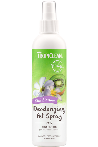 TropiClean Kiwi Blossom Deodorizing Spray for Pets