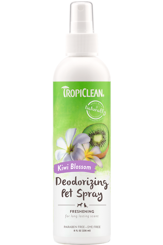 TropiClean Kiwi Blossom Deodorizing Spray for Pets