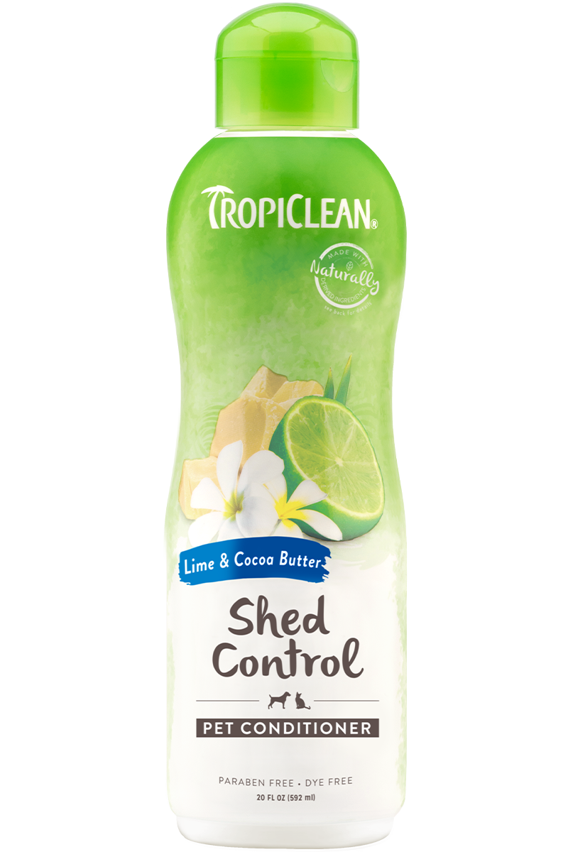 TropiClean Lime & Cocoa Butter Pet Conditioner (Shed Control)