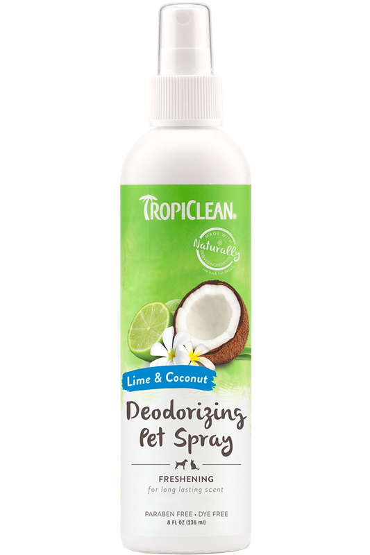 TropiClean Lime and Coconut Deodorizing Spray for Pets