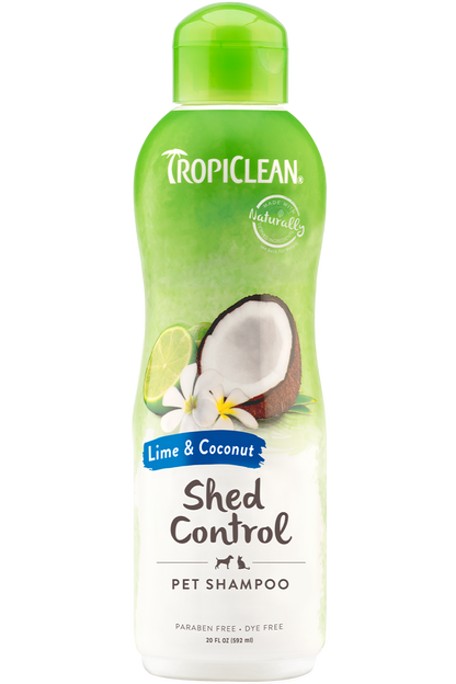 TropiClean Lime & Coconut Pet Shampoo (Reduce Shedding)