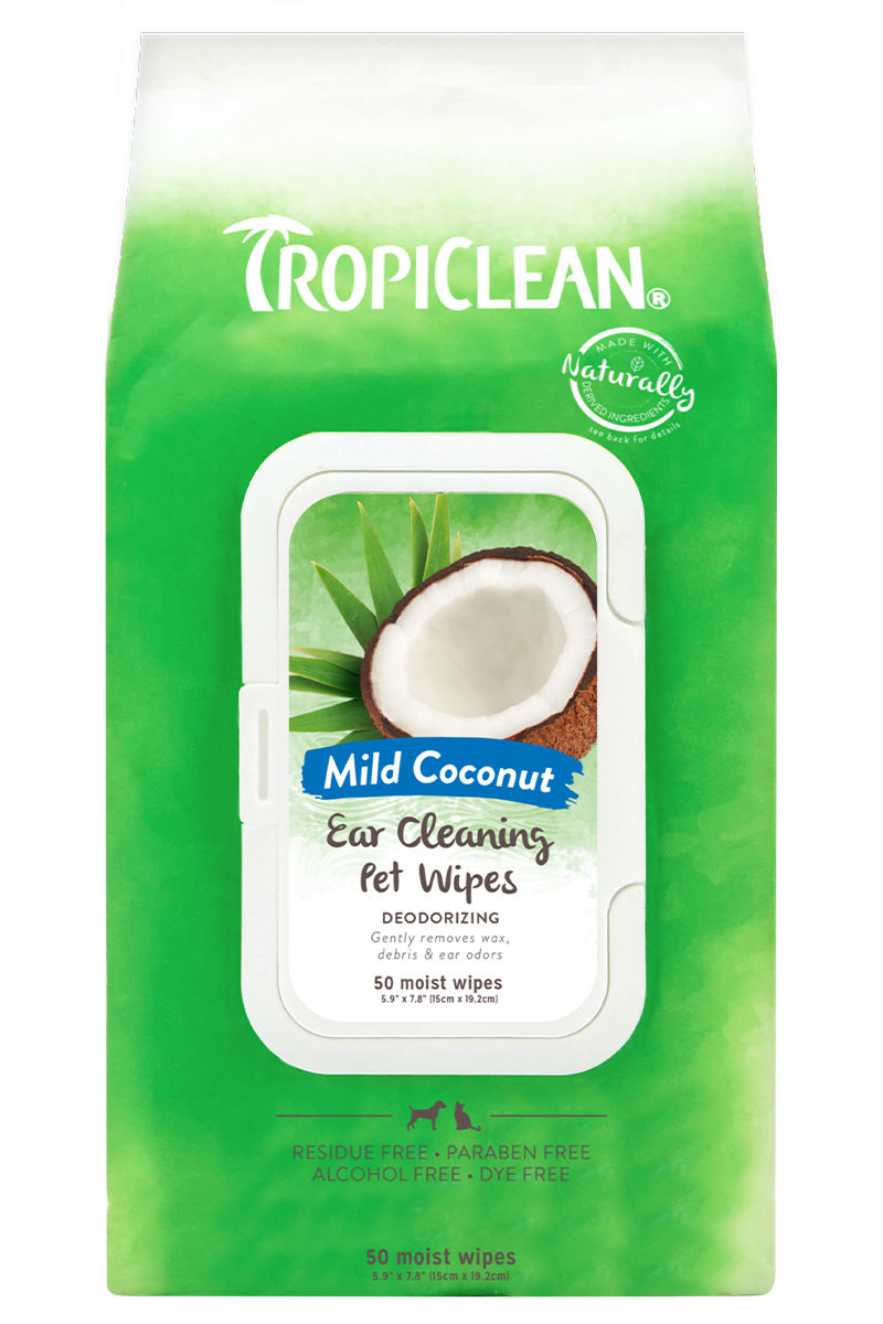 TropiClean Ear Cleaning Wipes for Pets