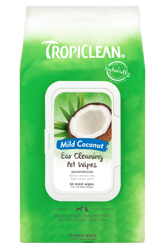 TropiClean Ear Cleaning Wipes for Pets