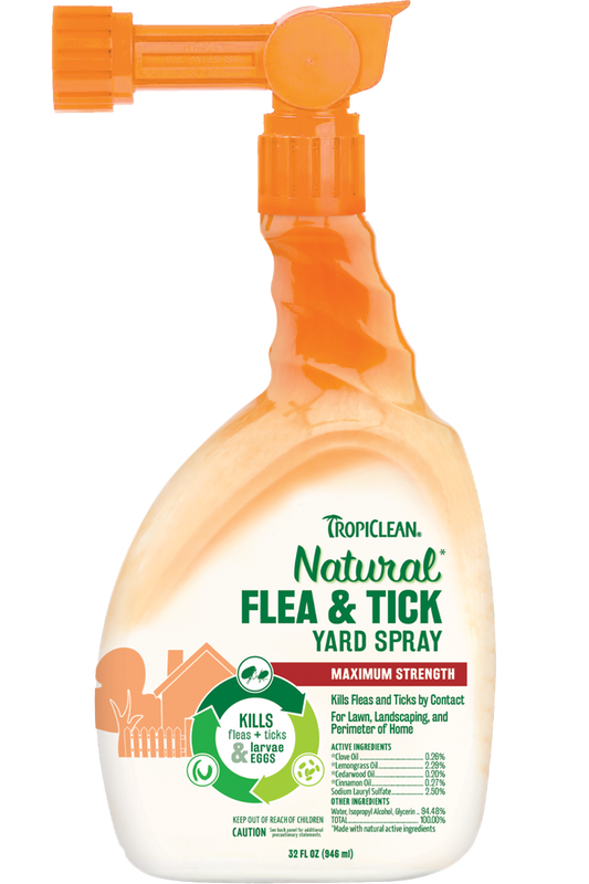 TropiClean Natural Flea & Tick Yard Spray (Covers up to 5,000 sq. ft)