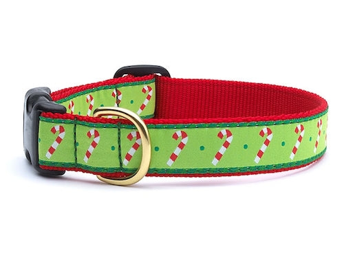 Candy Cane Dog Collar