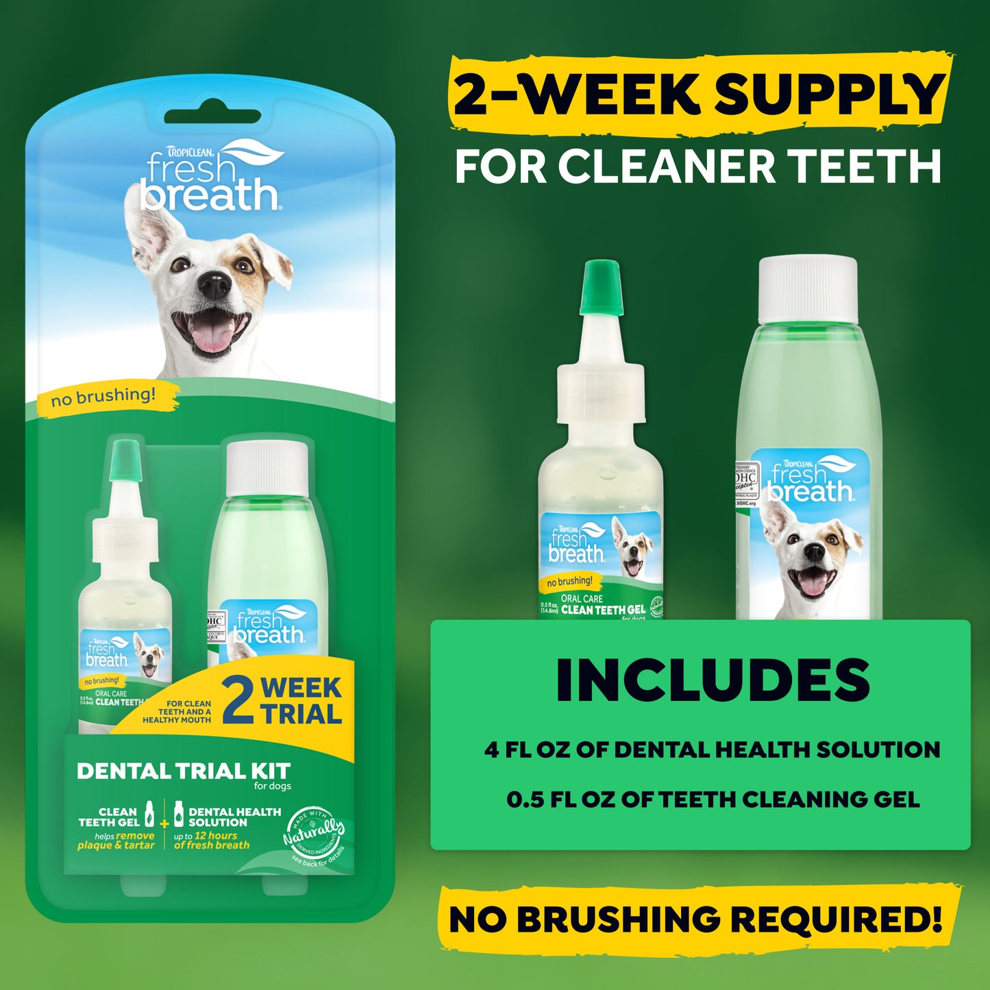 Tropiclean Fresh Breath Dental Trial Kit (2-Week Supply)