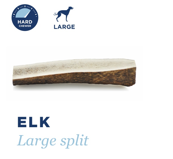 Barkworthies Elk Antler Split Dog Chew