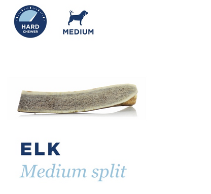 Barkworthies Elk Antler Split Dog Chew