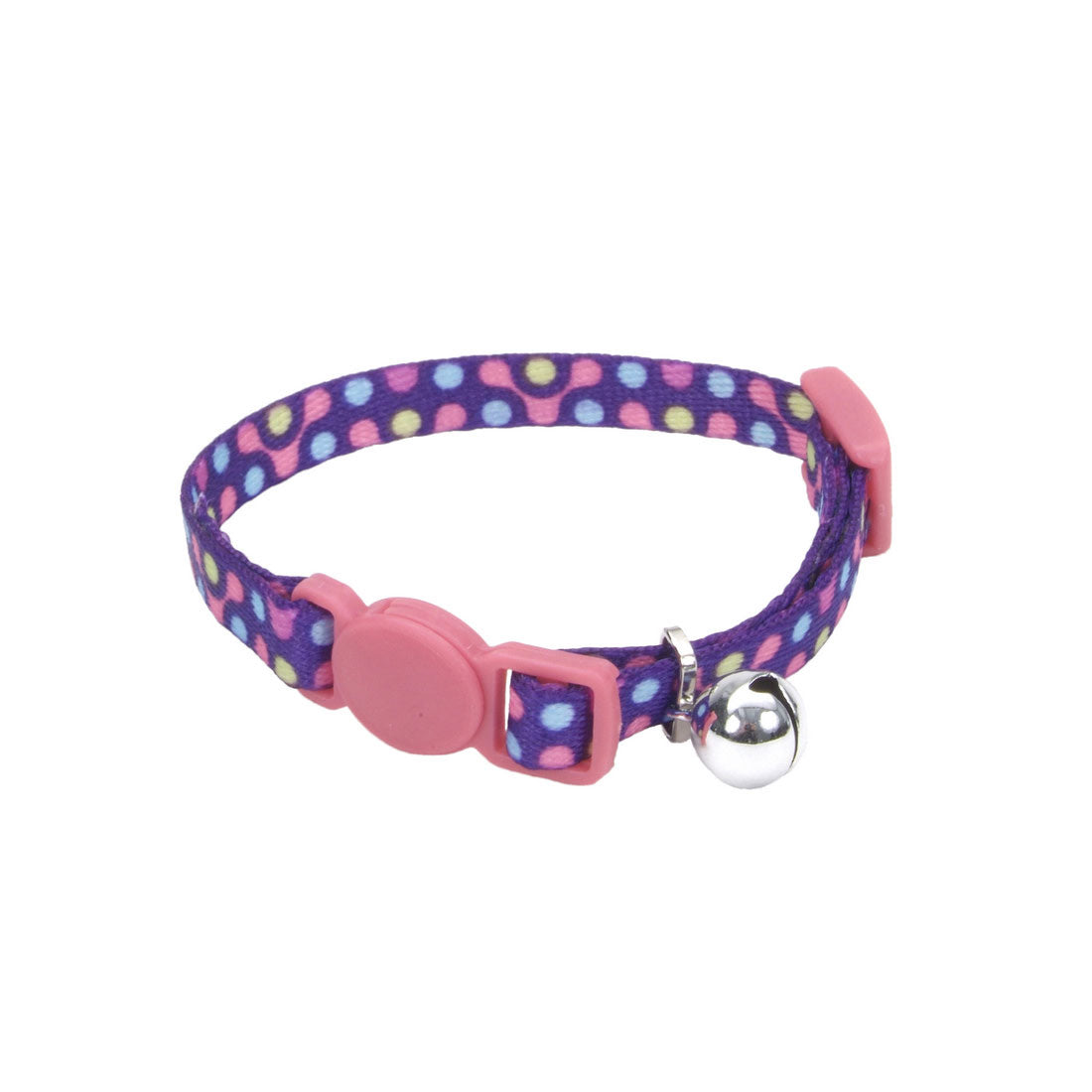 Adjustable Breakaway Kitten Collar Purple Gear