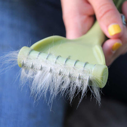 Safari Shed Magic De-Shedding Tool for Dogs with Medium to Long Hair