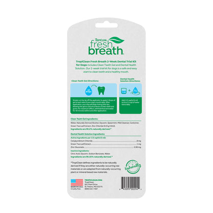 Tropiclean Fresh Breath Dental Trial Kit (2-Week Supply)