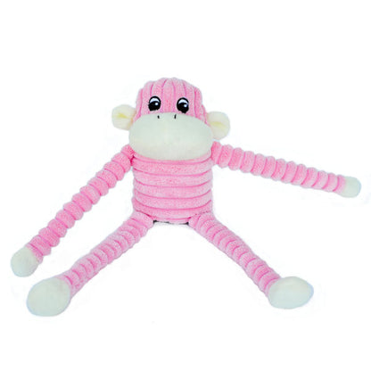 Spencer the Crinkle Monkey - Pink